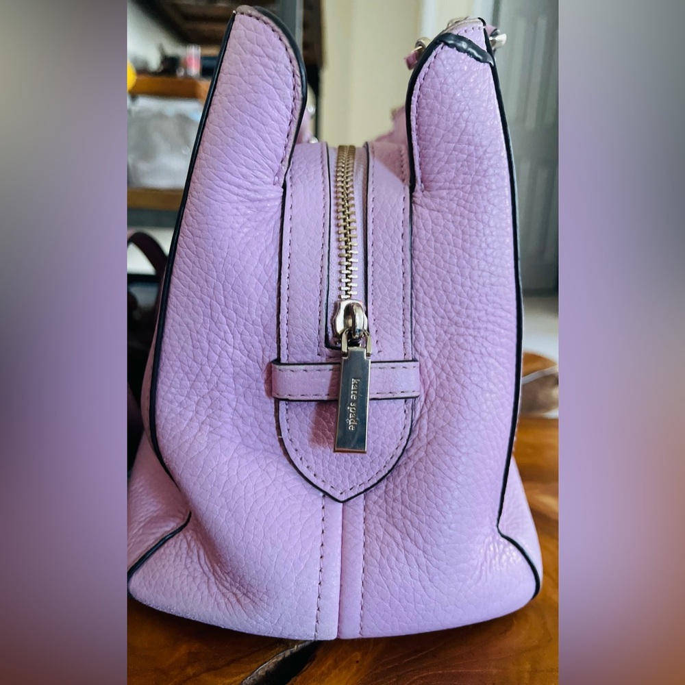 Kate Spade New York Rare Leila Medium double handle- Lavender! - Picture 5 of 11